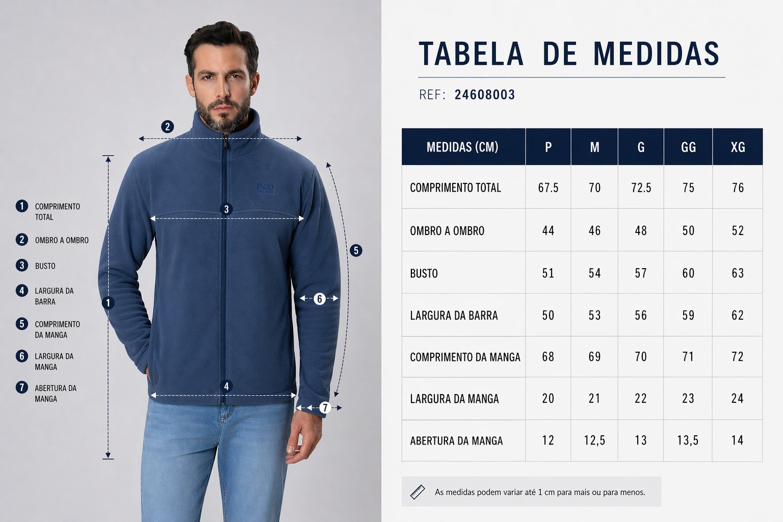 Jaqueta Fleece Enzo Milano | Enzo Milano