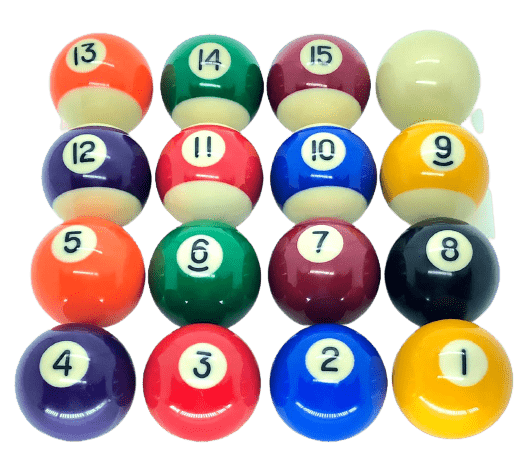 Jogo de Bola de Bilhar Sinuca de 50mm - Billiard - Bolas de Sinuca