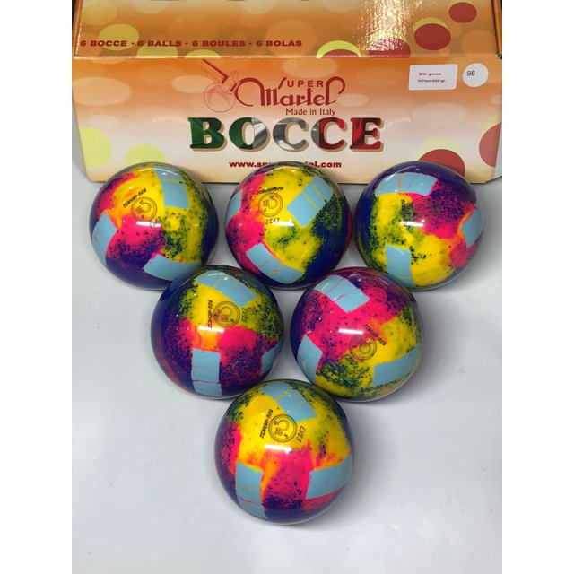 Jogo de bolas de bocha mundial 920 a 950 g caixa com 6 bolas