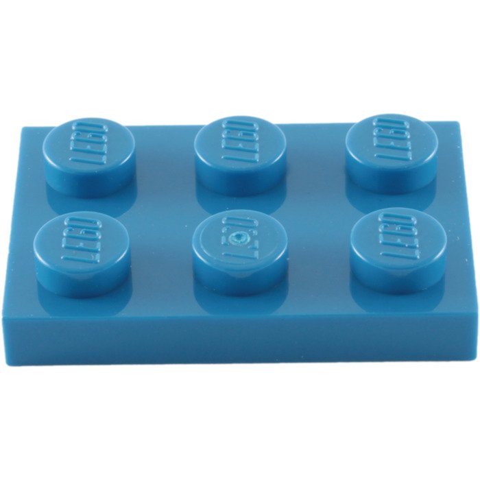 Lego Plate 2x3 - Azul - PN 3021 / CN 302123 | Techbricks