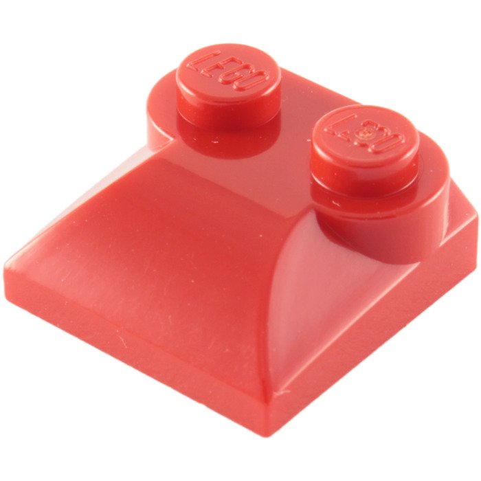 Lego Slope Curvado 2x2 Arredondado Vermelho PN 47457 / CN 4220515