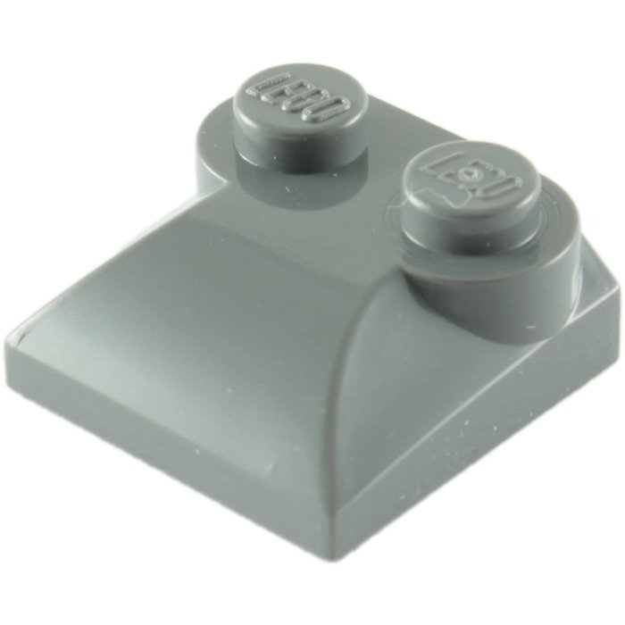 Lego Slope Curvado 2x2 Arredondado Cinza Escuro PN 47457 / CN