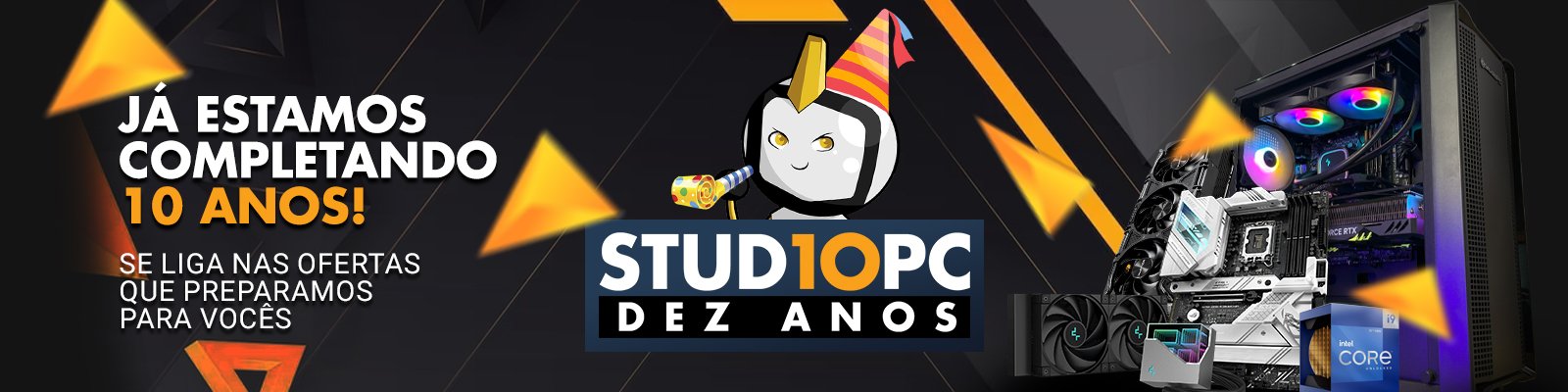 StudioPc Aniversario de 10 anos - Diversas ofertas de PC Gamer