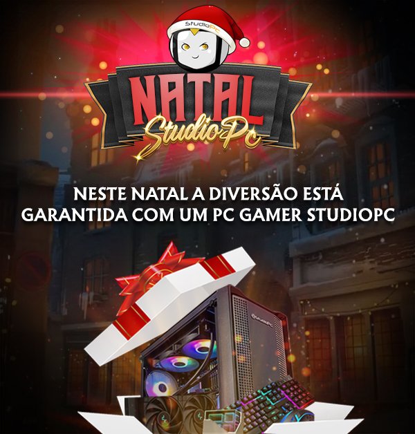 Aqui na #StudioPC você tem a garantia das melhores máquinas gamer do B