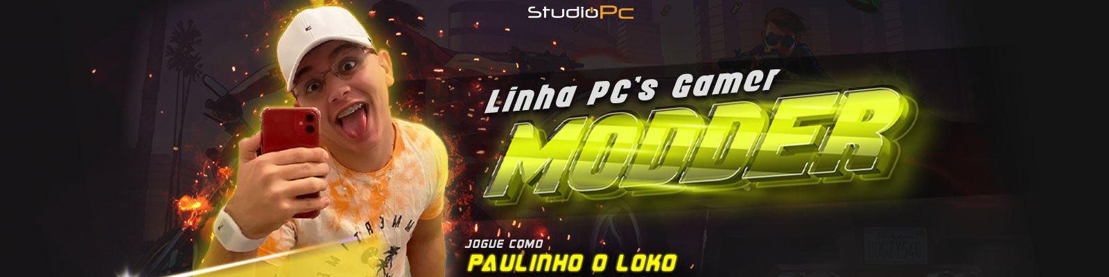 Esse é o Pc Gamer do Paulinho o loko? StudioPC 