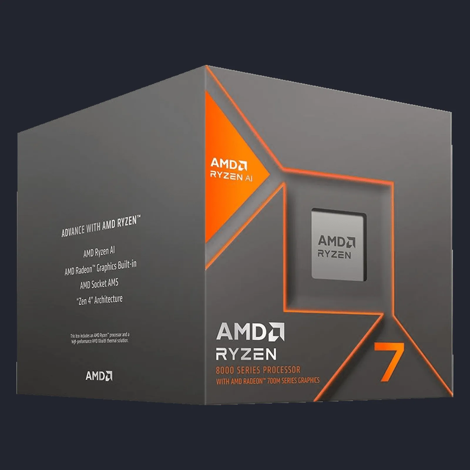 Processador AMD Ryzen 7 8700G, 4.2GHz, 5.1GHz Max Turbo, Cache