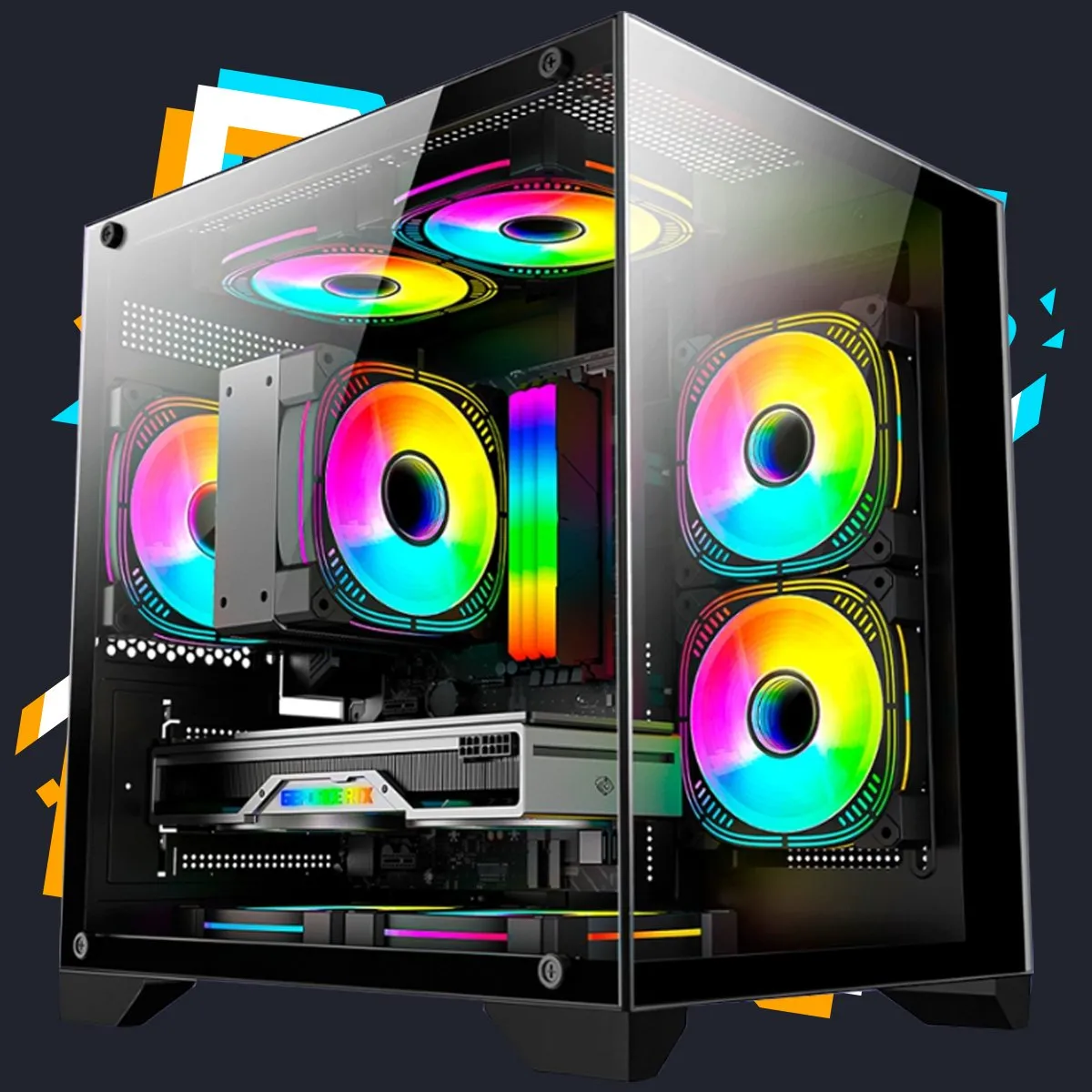 Pc Gamer Italo AMD Ryzen 5600GT 16GB DDR4 SSD 480 GB