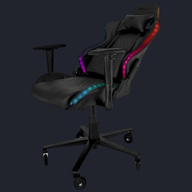 Cadeira Gamer Draxen DN1 RGB Preto