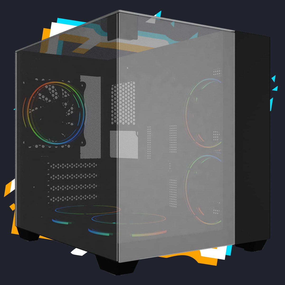 Amd Shark Pc Gamer Shark / AMD Ryzen 5 5500 / 16GB DDR4 / GeForce RTX 5060 8GB ...