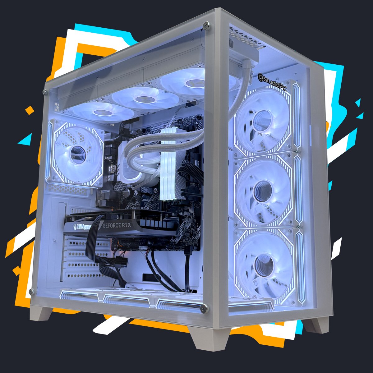 Pc Gamer Ares WH AMD Ryzen 5 5600 16GB DDR4 GeForce RTX 5060 8GB Pc gamer ares wh amd ryzen 5 5600 16gb ddr4 geforce rtx 5060 8gb