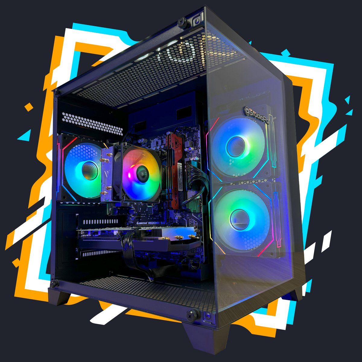 Pc Gamer 3060 / AMD Ryzen 5 4500 / 16GB DDR4 / GeForce RTX 3060