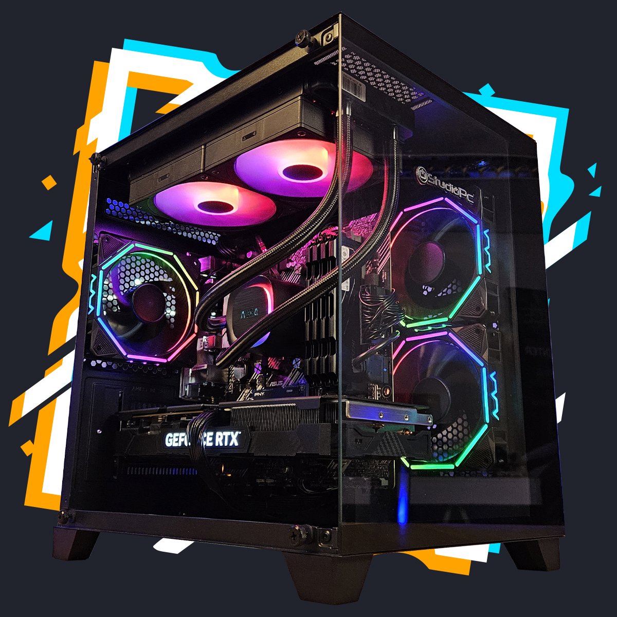 Pc Gamer Dawn / Ryzen 5700X / 16GB DDR4 / RTX 5070 12GB / SSD 480GB ...