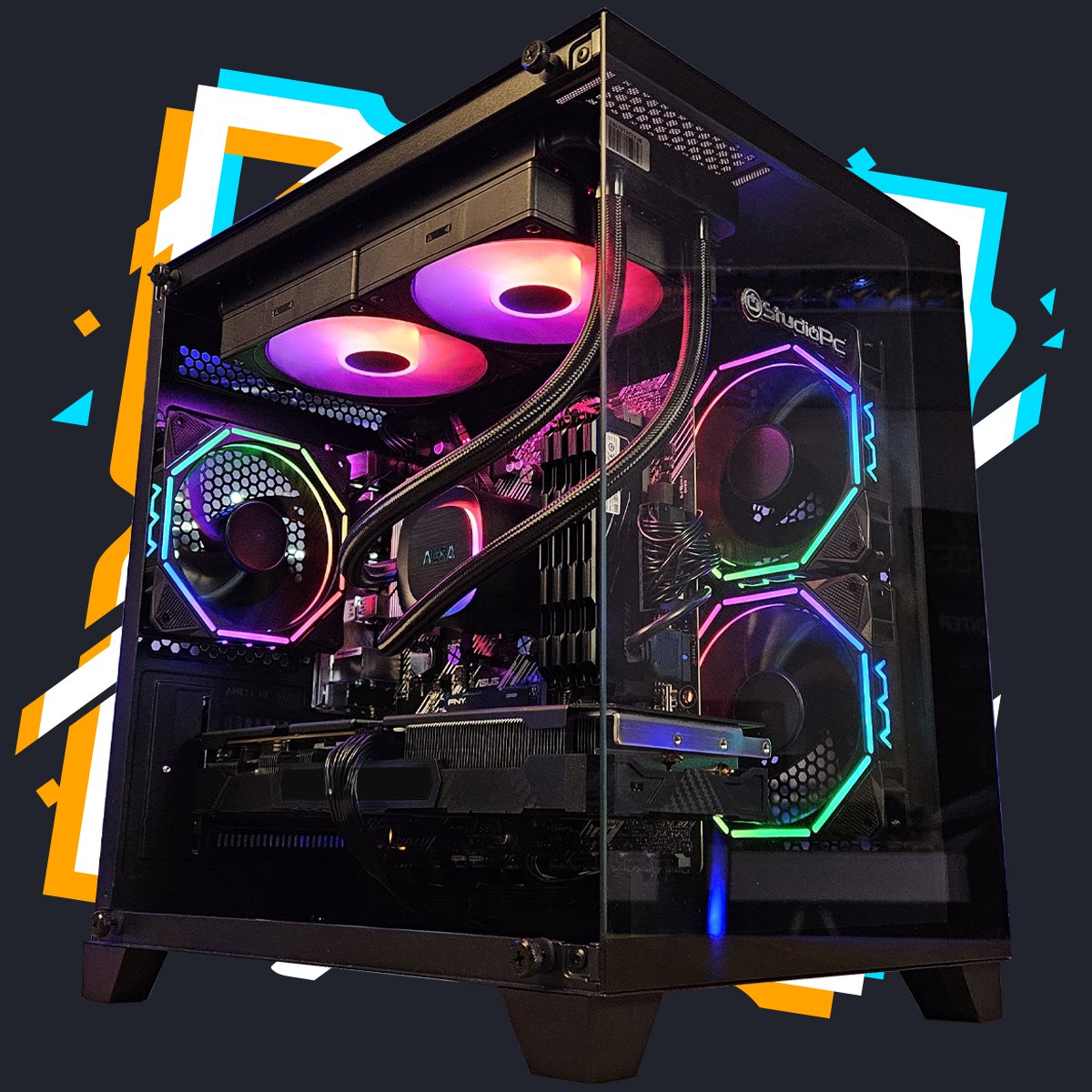 Pc Gamer Arcane / AMD Ryzen 7 5700X3D / 16GB DDR4 / Radeon RX 7600