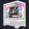 Gabinete Gamer Aquario Draven White, S/ Fan - Branco