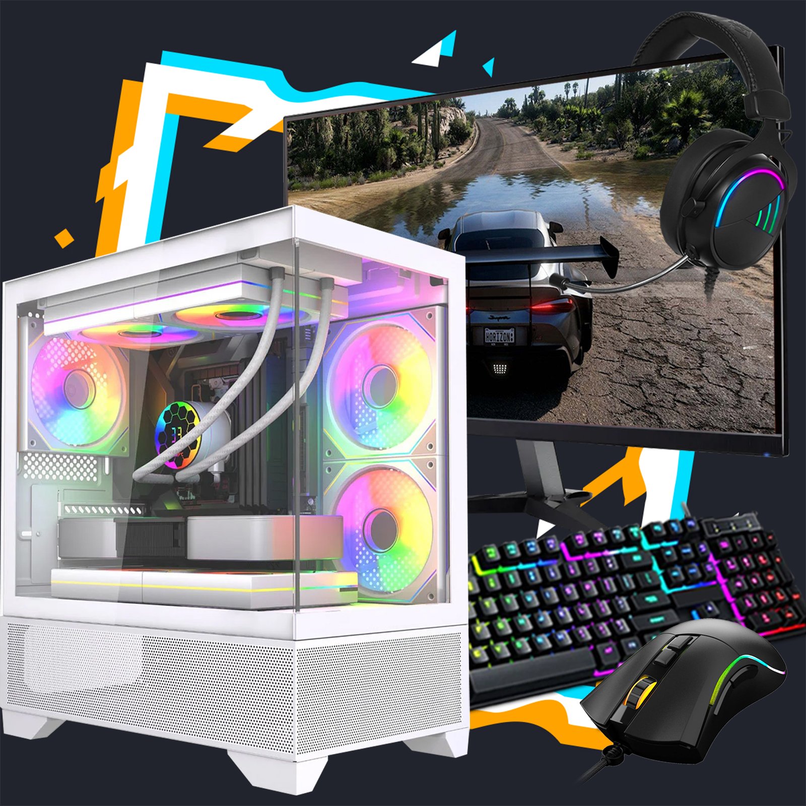 Spectral Roses Pc Pc Gamer Spectral WH Completo / AMD Ryzen 5 5600 / 16GB DDR4 / GeForce ...