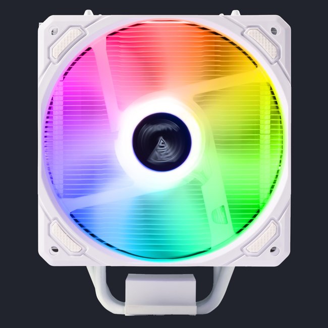 Cpu Cooler Boreas E1-410 WH Gamdias 120mm RGB - Branco