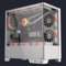 Gabinete Gamer Aquario Forcefield TWR Ghost PCYES, S/ Fan - Branco