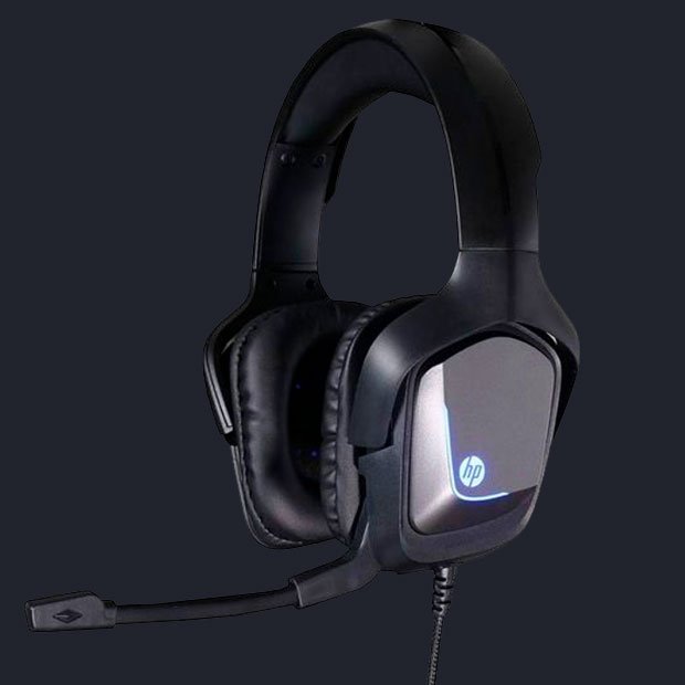 Headset Gamer HP H220 Preto USB/P2 BARATO StudioPC