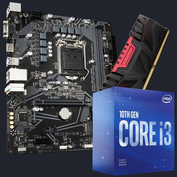 Kit Upgrade Gamer Intel i5 10400F +Placa mãe B560m +8GB DDR4 - Blue Sky  Informática - 10 Anos !