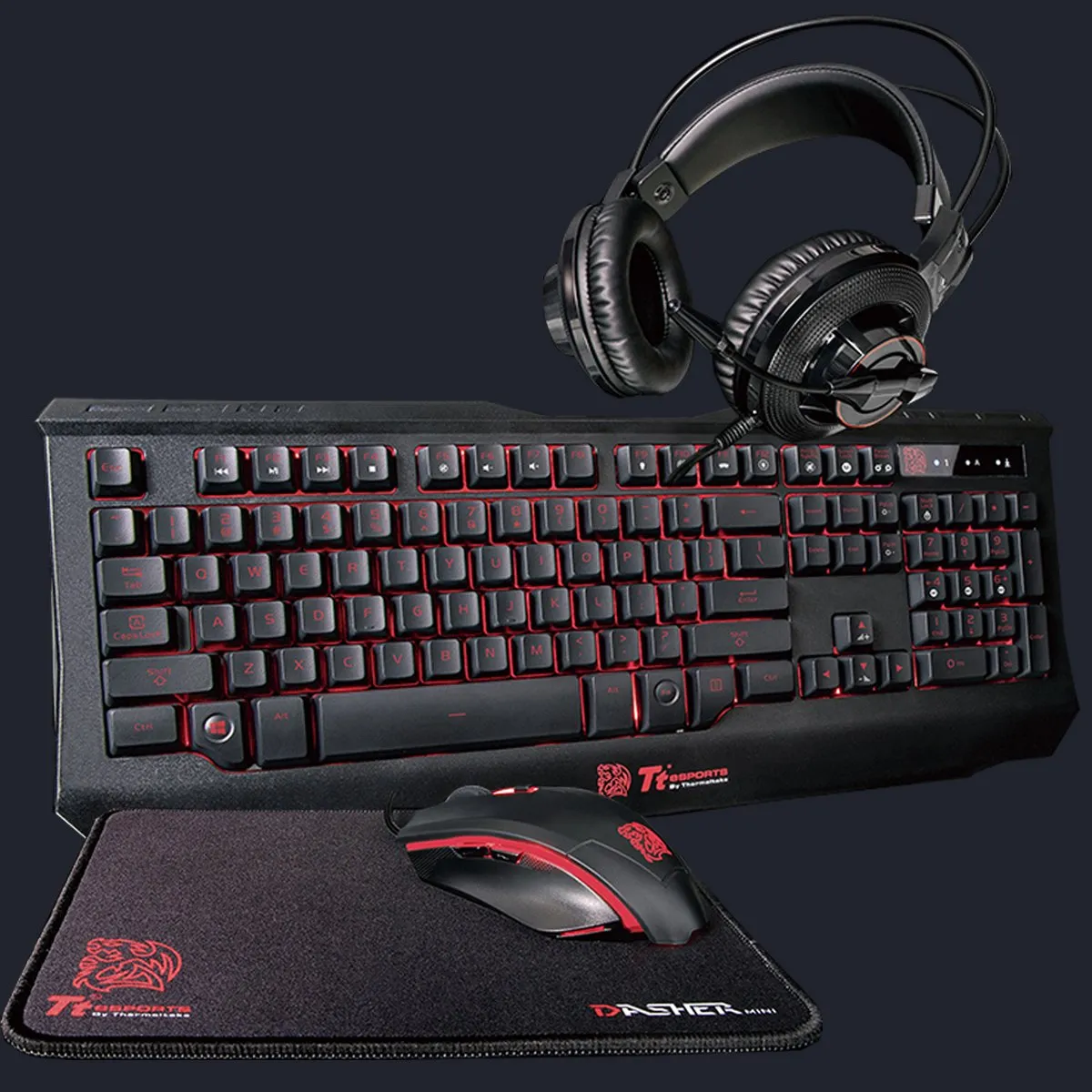 Kit Teclado, Headset, Mousepad e Mouse Gamer Knucker Gear Combo ...