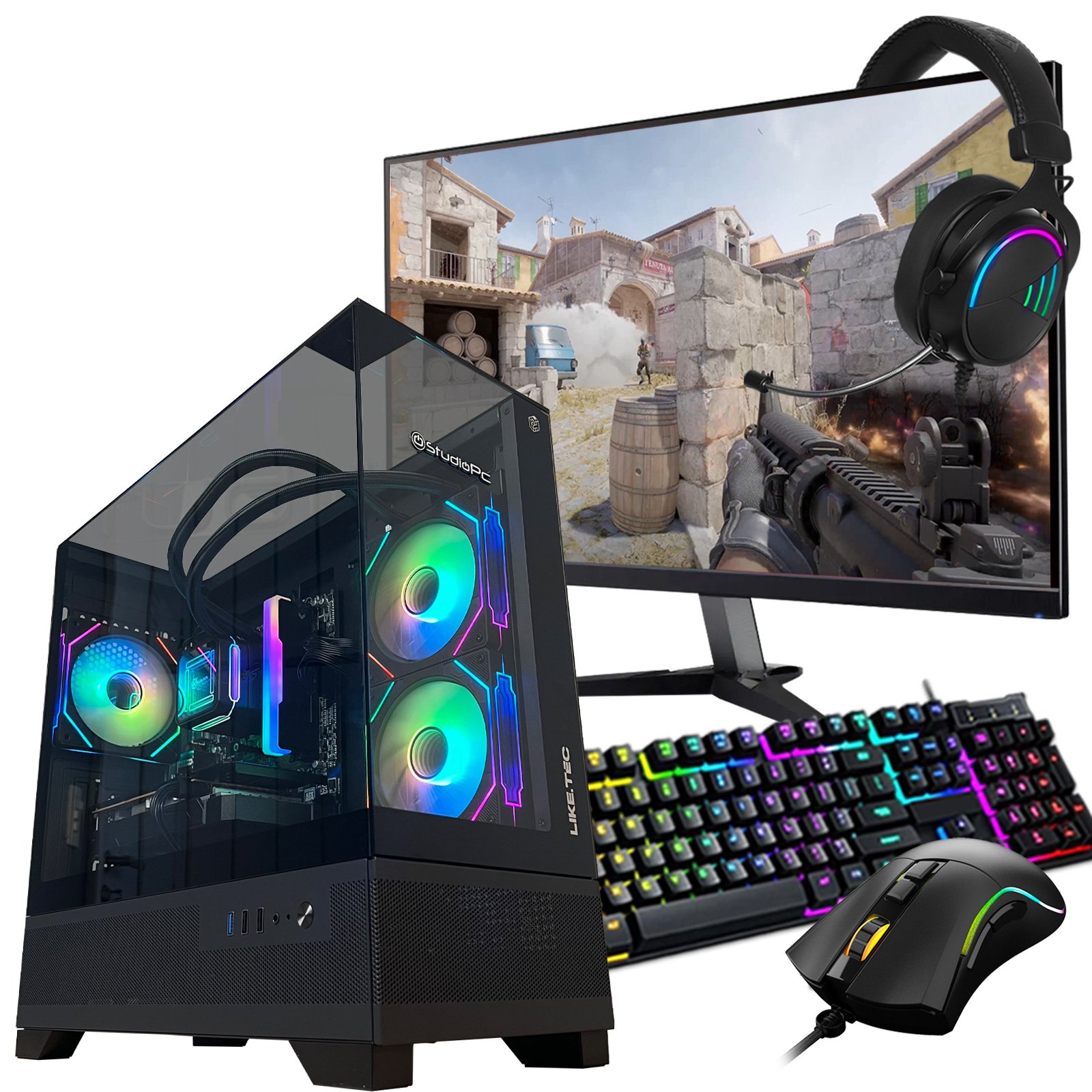 Pc Gamer Osprey Completo / AMD Ryzen 5 5600GT / 16GB DDR4 / SSD 240GB ...