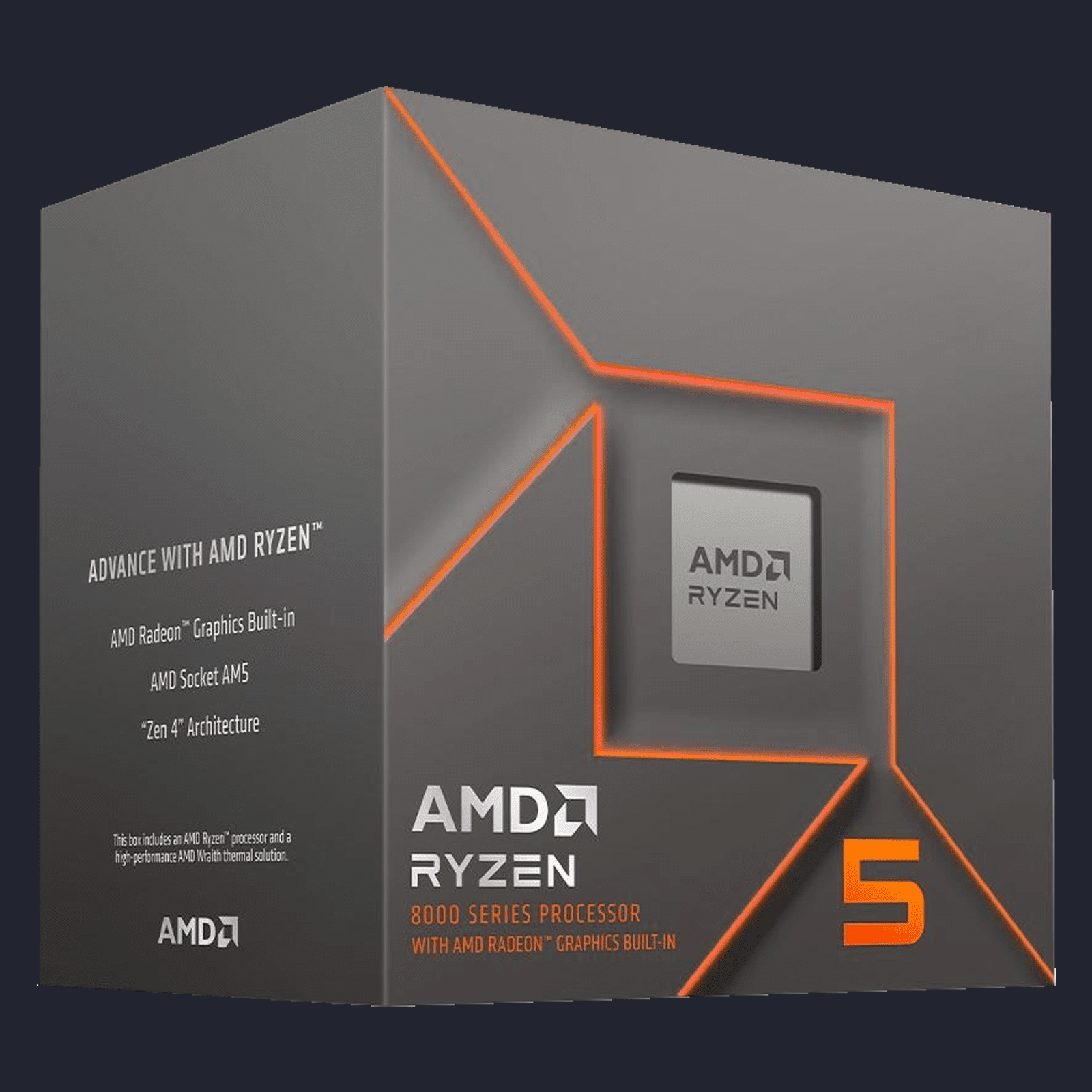 Processador AMD Ryzen 5 8500G 3.5GHz (5.0GHz Turbo), 6-Cores