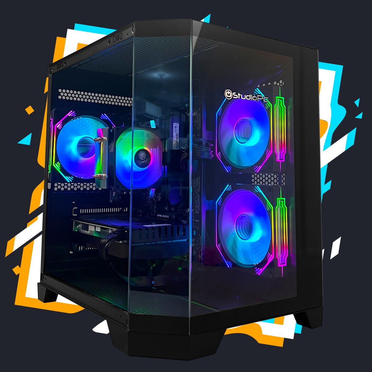 Pc Gamer Logic / AMD Ryzen 7 5700X / 16GB DDR4 / GeForce RTX 5060