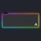Mousepad RGB Black RGB 800x300mm - Preto