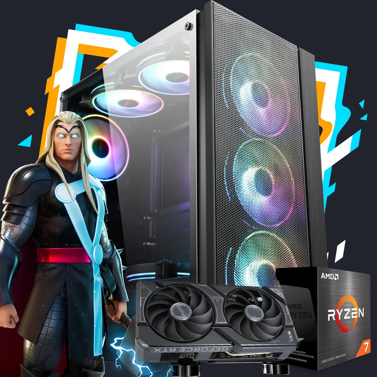 PC Gamer ART, ideal para quem precisa de um PC com processador potente.