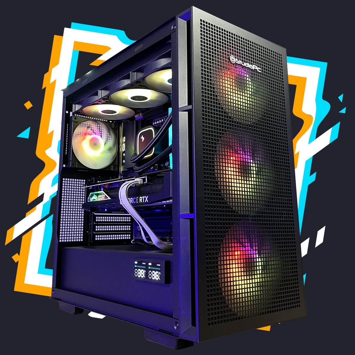 Pc Gamer Lander / AMD Ryzen 9 7900X / 32GB DDR5 / GeForce RTX 5070