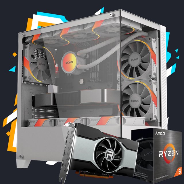 Pc Gamer LIPETECH WH Ryzen 4500 16GB DDR4 Radeon RX 6600