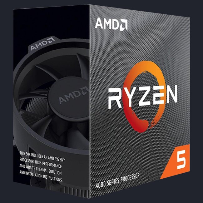 Processador AMD Ryzen 5 4500 3.6GHz (4.1GHz Turbo), 6-Cores 12-Threads, Cooler Wraith Stealth, AM4, 100-100000644BOX S/ VÍDEO