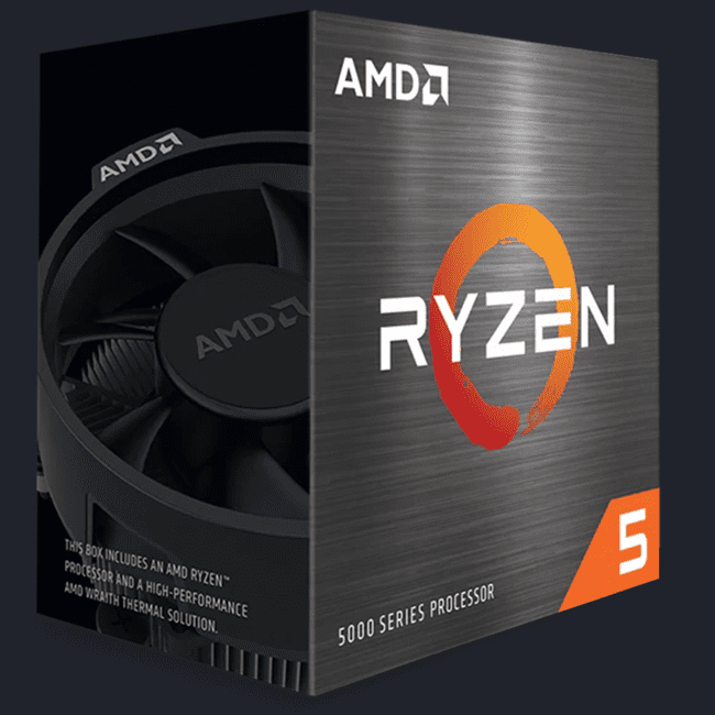 Processador AMD Ryzen 5 5600X, 3.7GHZ (4.6GHZ Turbo), 6 Núcleos, 12 Threads, AM4, Sem Vídeo