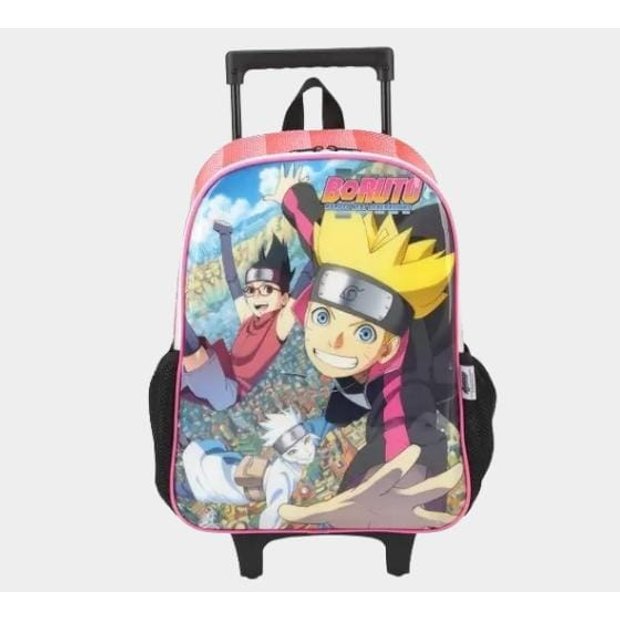 Mochila Infantil Juvenil Menino Desenho Boruto Tam G Passeio na