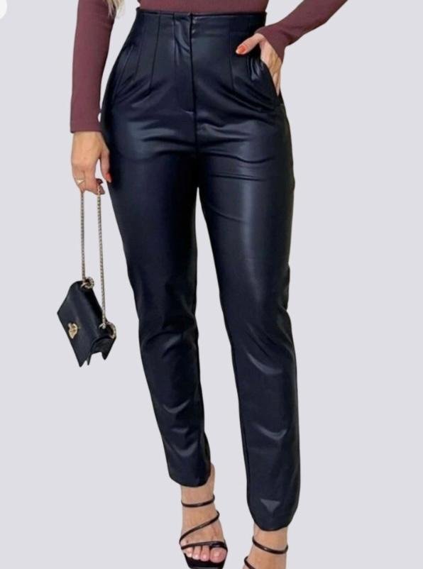 Calça 2024 couro amaro