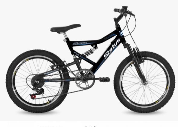 BICICLETA ARO 20 CROSS MODELO FEVER PRATA