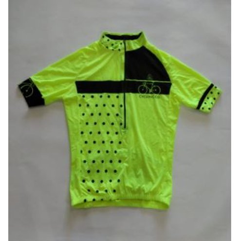 camisa-ciclismo-dot-amarelo