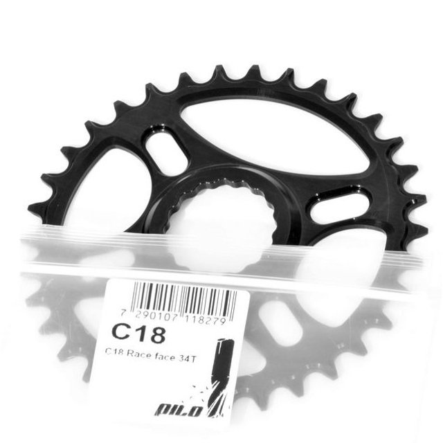 Chaîne Pilo C74 étroite Large 34T – Montage Direct E*thirteen, Alu 7075, Pour VTT/route