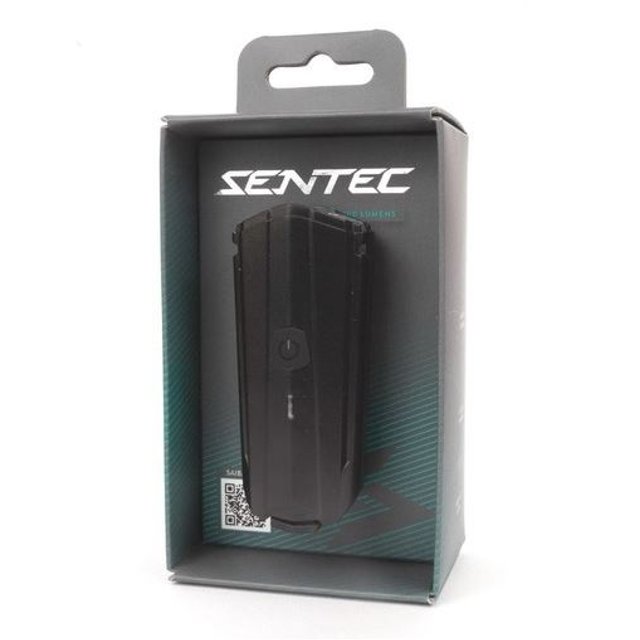 FAROL ALUM 1 LED 500 - 700 LUMENS 5 FUNCOES USB PTO SENTEC | Elos Bike