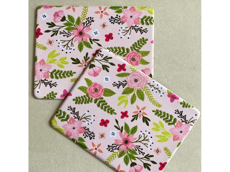 Mouse Pad Rosa Floral | FB Cards