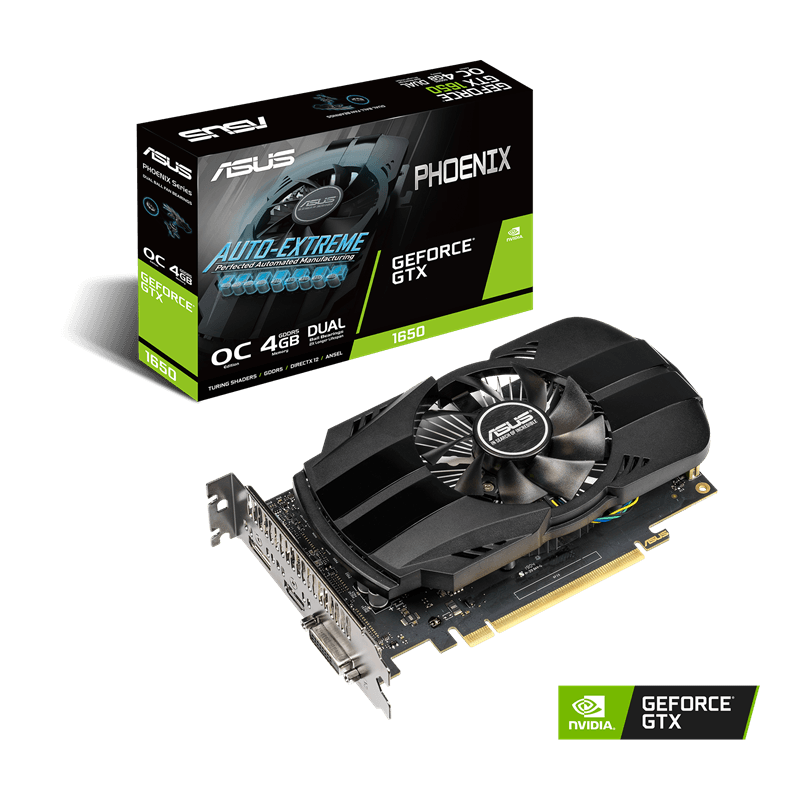 Placa de Vídeo ASUS GEFORCE GTX 1650 OC 4GB GDDR5 | G-FIRE