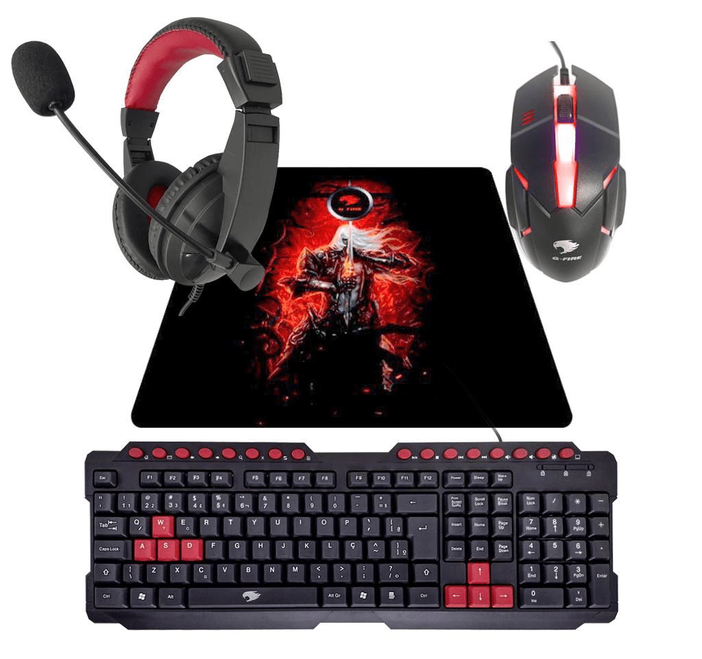 Kit Gamer G-Fire Teclado, Mouse, Headset , Mouse Pad  - KT17G3122214