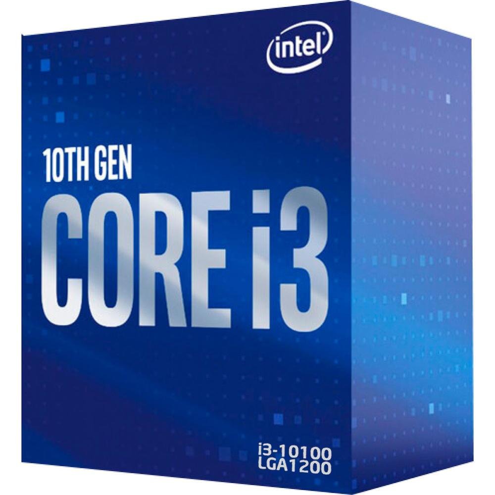 Processador Intel Core i3-10100, Cache 6MB, 3.6GHz (4.3GHz Max
