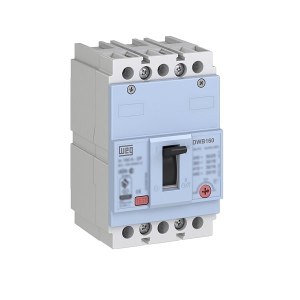 Disjuntor Caixa Moldada 16A DWB 160B 380V 16kA Térmico e Magnético ...