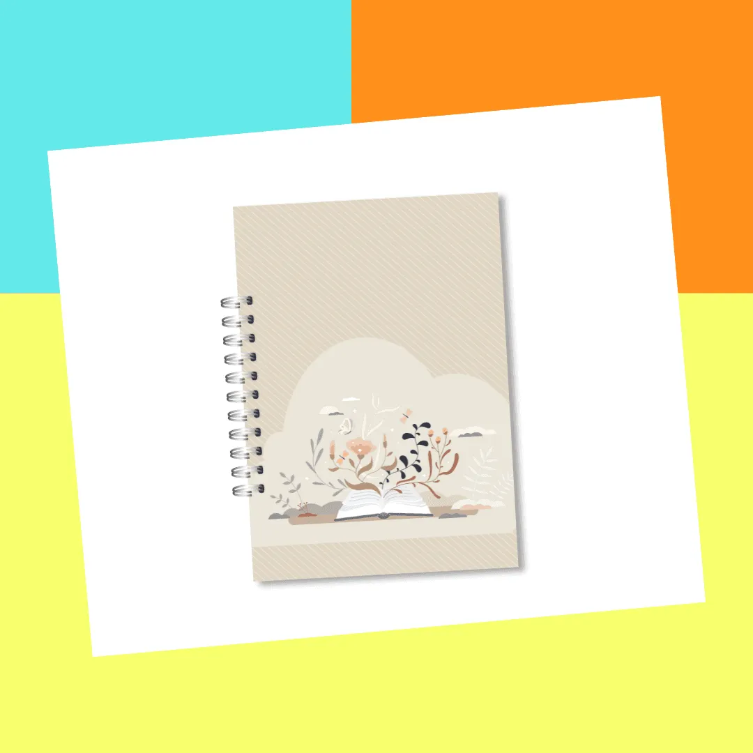 Diario Lab Diário de Leitura Personalizado A5 | Reading Journal | Estúdio Papel Lab
