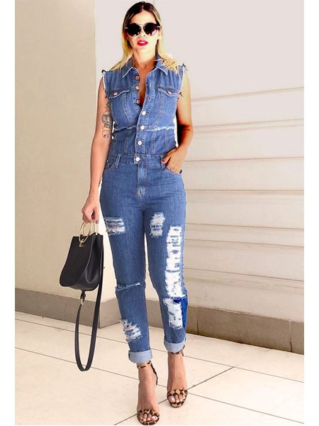 Macacao Bebela Jeans Isabelle Daluky