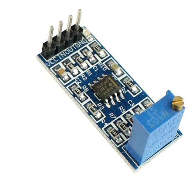 Módulo Amplificador Operacional Lm358 Ganho 100x Arduino Dip | Mekanus ...