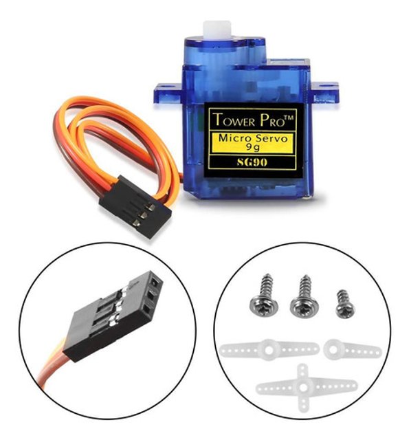 Micro Servo Motor Tower Pro Sg90 9g Arduino Rc Aeromodelo | Mekanus ...