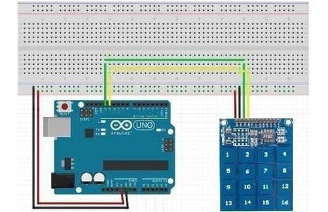 Teclado Digital Touch Capacitivo De 16 Teclas Ttp229 Arduino | Mekanus ...