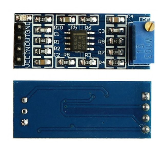Módulo Amplificador Operacional Lm358 Ganho 100x Arduino Dip | Mekanus ...